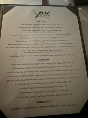 Menu photo 1 Peter Shields Inn & Restaurant Cape May, NJ Menu photo 1 Peter Shields Inn & Restaurant Cape May, NJ