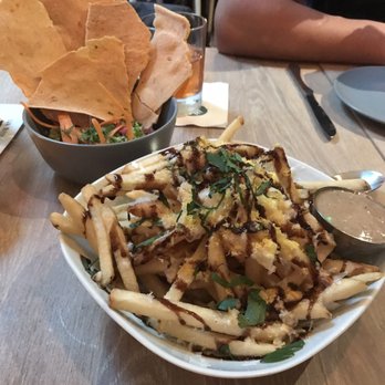 Town Hall - Town hall loaded fries with garlic aioli sauce - would 100% order this again - New American Near Me - Jacksonville, Florida Town Hall - Town hall loaded fries with garlic aioli sauce - would 100% order this again - New American Near Me - Jacksonville, Florida
