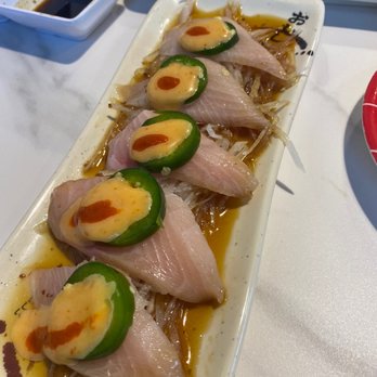 Fuji Sushi Buffet - Hamachi with ponzu - Japanese Near Me - Concord, California