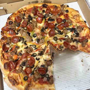 Salvatore Italian Restaurant - Lrg Salvatore Pizza - Pizza Near Me - Montebello, California