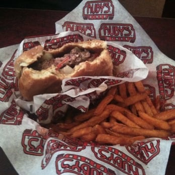 Ruby's Diner - aloha burger and sweet potato fries - Burgers Near Me - Anaheim, California Ruby's Diner - aloha burger and sweet potato fries - Burgers Near Me - Anaheim, California