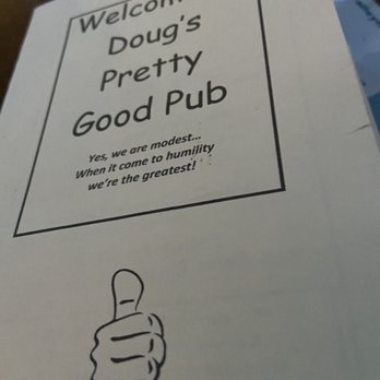 Doug's pretty good pub - Menu - Bars Near Me - Cold Spring, New York