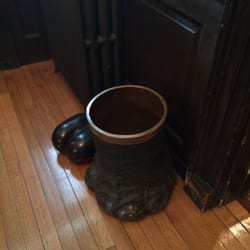 Eldon House - This is (literally) an elephant foot umbrella stand