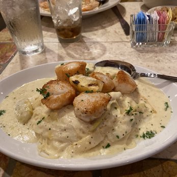 Amici Banquet Restaurant - Scallop with angel hair special - Italian Near Me - St Augustine, Florida
