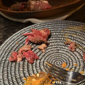 BAL NAK' - Ordered medium cooked steak, sent it back and this is what was served. - Mexican Near Me - Tulum, ROO