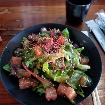 Gu Ramen Taps & Tapas - Spicy poke salad. Delish! - Ramen Near Me - Long Beach, California Gu Ramen Taps & Tapas - Spicy poke salad. Delish! - Ramen Near Me - Long Beach, California