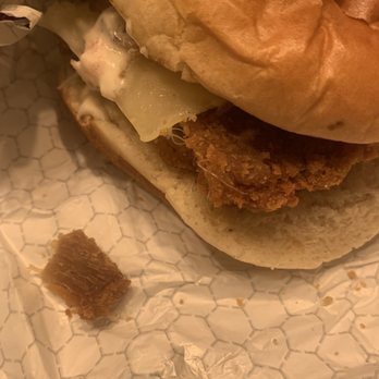 Wendy's - Dry Asiago Crispy Chicken Sandwich - Fast Food Near Me - Rancho Cucamonga, California