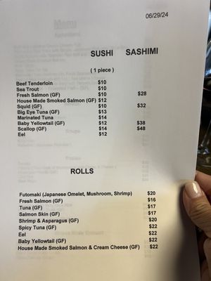 Menu photo 3 Keiichi Denton, TX