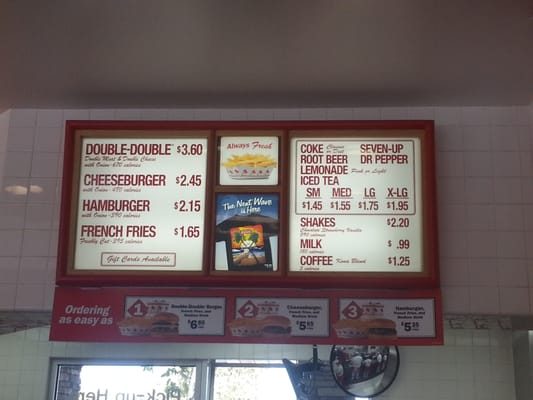 Menu photo 6 In-N-Out Burger Brentwood, CA