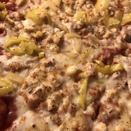 a close up of a pizza a close up of a pizza