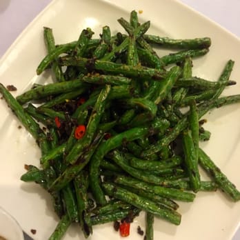 Little Pepper - Dried sauteed string beans ($7.95): excellent wok char flavor from the dry fry, with just a little spice from the chili. Get it! - Szechuan Near Me - College Point, New York