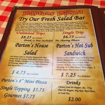 Partons Pizza - Salad bar and sandwich offerings - Pizza Near Me - Fort Worth, Texas
