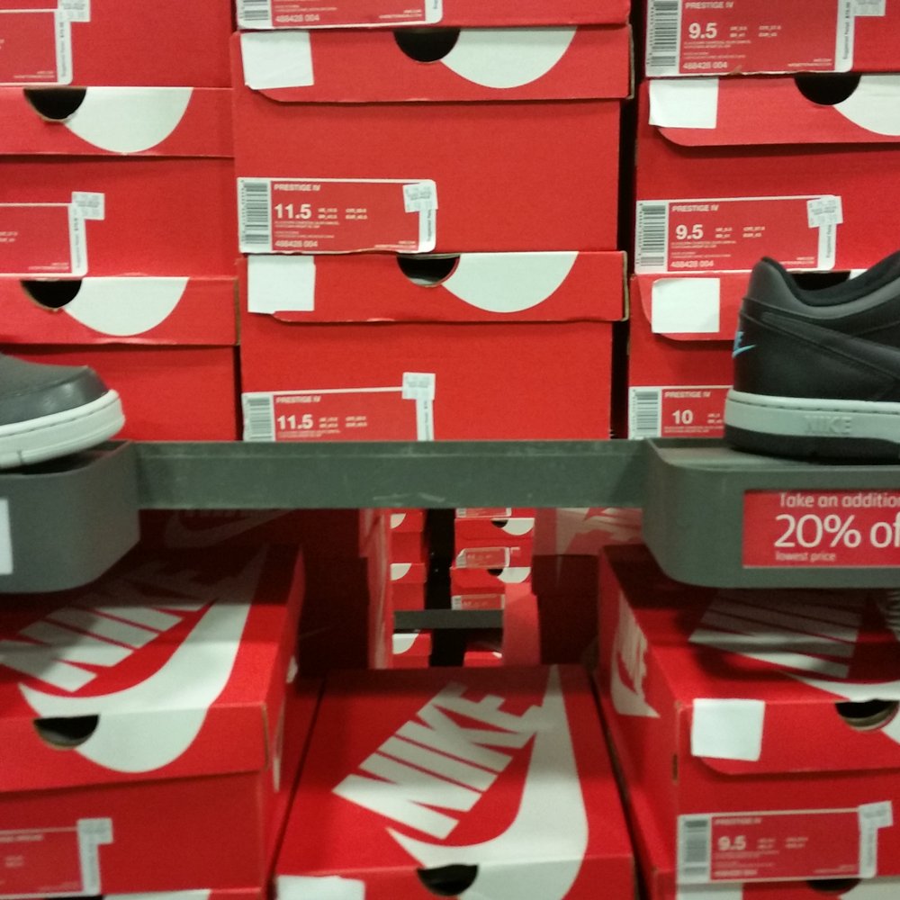 Nike Factory Store - Milpitas - Prestige IV on display. I got the pair on the right. - Outlet Stores Near Me - Milpitas, California Nike Factory Store - Milpitas - Prestige IV on display. I got the pair on the right. - Outlet Stores Near Me - Milpitas, California