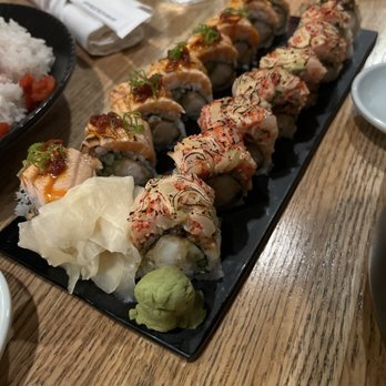 Blue Fin Japanese Restaurant - Explosion Roll and Diamond Roll - Sushi Bars Near Me - Middleton, Massachusetts Blue Fin Japanese Restaurant - Explosion Roll and Diamond Roll - Sushi Bars Near Me - Middleton, Massachusetts