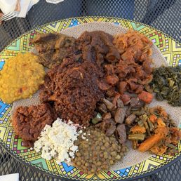 Vegetarian Sampler and Meat Sampler Vegetarian Sampler and Meat Sampler
