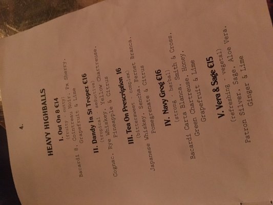 Menu photo 3 Dogma Cocktails Antwerp, VAN Menu photo 3 Dogma Cocktails Antwerp, VAN