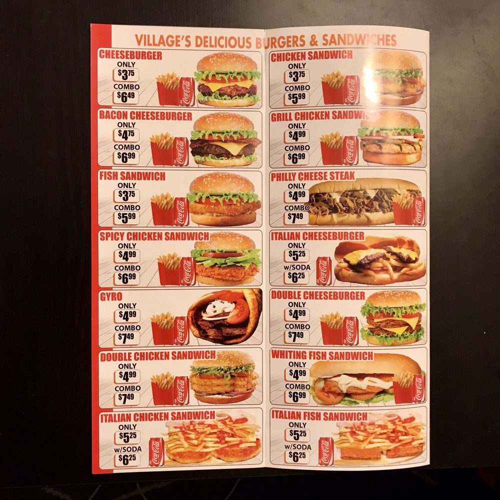 Food from Village Fried Chicken