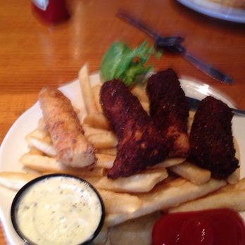 Thirsty Whale - Blackened Fish n Chips for less than $10--spicy and good! - American Near Me - Bar Harbor, Maine Thirsty Whale - Blackened Fish n Chips for less than $10--spicy and good! - American Near Me - Bar Harbor, Maine