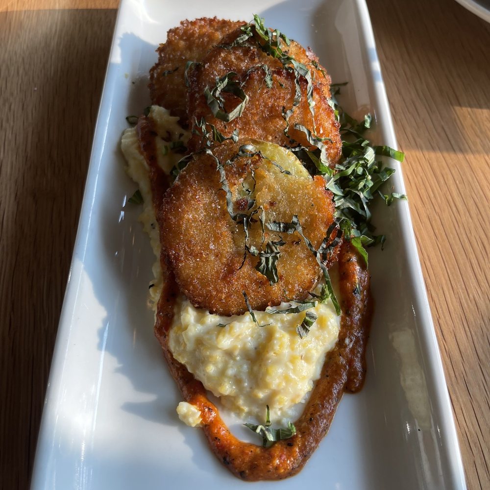 Tupelo Honey Southern Kitchen & Bar - Fried Green Tomatoes* - Southern Near Me - Upper Arlington, Ohio