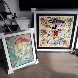 Custom frame for my comedy poster as well as a silk scarf. So well done!! Custom frame for my comedy poster as well as a silk scarf. So well done!!