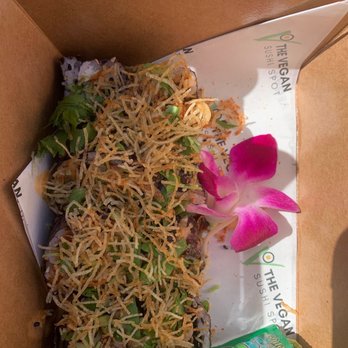 The Vegan Sushi Spot - Crunchy Potato Roll - Vegan Near Me - Houston, Texas The Vegan Sushi Spot - Crunchy Potato Roll - Vegan Near Me - Houston, Texas