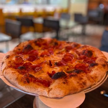 Old School Pizzeria - Pepperoni + peppers - Pizza Near Me - Las Vegas, Nevada
