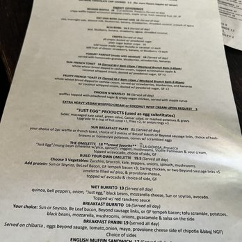 SunCafe - More menu - Vegan Near Me - Studio City, California SunCafe - More menu - Vegan Near Me - Studio City, California