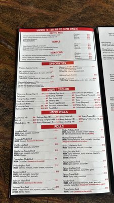 Menu photo 1 Junmai Sushi Bar & Grill Vista, CA Menu photo 1 Junmai Sushi Bar & Grill Vista, CA