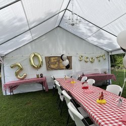 AIA Fiesta Rentals - After decorating for my husband's surprise 50th birthday party.