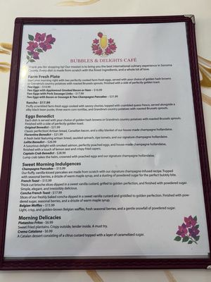 Menu photo 4 Bubbles & Delights Café Petaluma, CA
