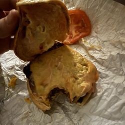 Wendy's - Completely empty Bacon King (single patty)