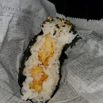 Rice Ball - Fried Shrimp Mayo - Japanese Near Me - Austin, Texas Rice Ball - Fried Shrimp Mayo - Japanese Near Me - Austin, Texas
