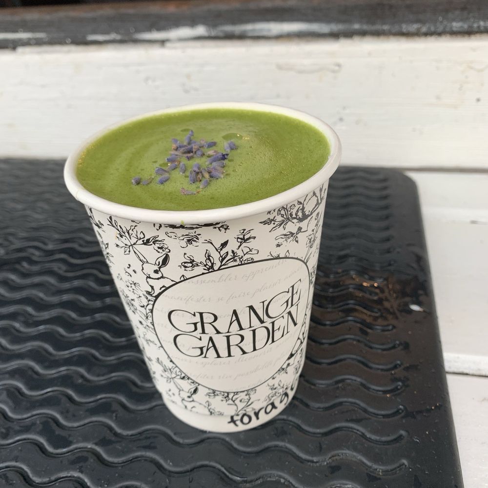 Grange Garden Outdoor - Lavender matcha - Coffee & Tea Near Me - Solana Beach, California Grange Garden Outdoor - Lavender matcha - Coffee & Tea Near Me - Solana Beach, California