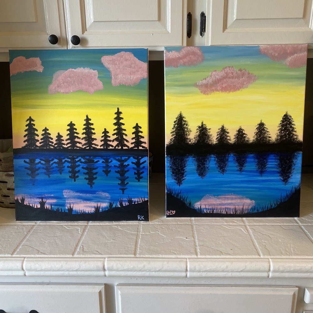 Painted Studios - Finished product - Paint & Sip Near Me - Folsom, California Painted Studios - Finished product - Paint & Sip Near Me - Folsom, California