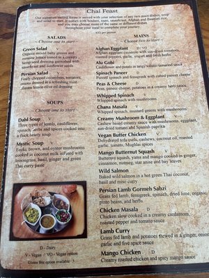Menu photo 1 East is East Vancouver, BC