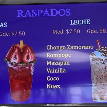 Raspados Mama Rosa - Everything made in House Pictures & prices as of 2/2024 - Juice Bars & Smoothies Near Me - South Gate, California Raspados Mama Rosa - Everything made in House Pictures & prices as of 2/2024 - Juice Bars & Smoothies Near Me - South Gate, California