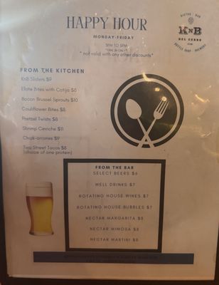 Menu photo 2 KNB Bistro San Diego, CA