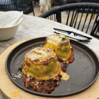 The Bench - Do not order the Lasagna Rotolo.  It does not taste like lasagna at all.  The table next to us sent back their order too. - New American Near Me - Pebble Beach, California