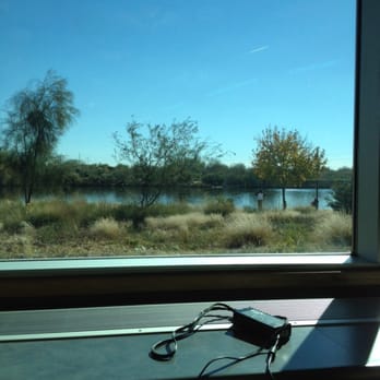 Southeast Regional Library - View from the study table facing the Riparian Preserve. It's very nice, quite, and relaxing. Such a beautiful view too! - Libraries Near Me - Gilbert, Arizona