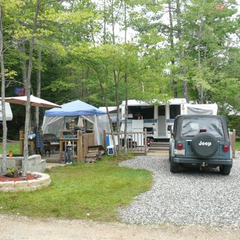 Mac's Camping Area - Standard seasonal lot with water, sewer, and electric - Campgrounds Near Me - Poland, Maine
