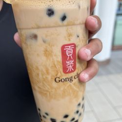 Gong Cha - Brown Sugar Milk Tea!