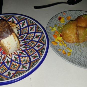 Byblos Miami - Pizzelle and Strawberry Cheesecake Qatayef from the Miami Spice 2017 menu - Mediterranean Near Me - Miami Beach, Florida Byblos Miami - Pizzelle and Strawberry Cheesecake Qatayef from the Miami Spice 2017 menu - Mediterranean Near Me - Miami Beach, Florida