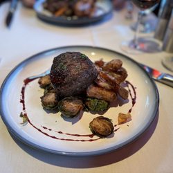 NoJa - Filet, Brussels Sprouts, and Fingerling potatoes