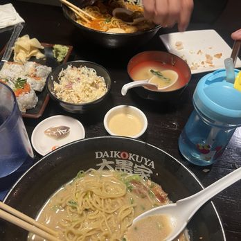 Daikokuya - El Monte - Spicy Tuna Roll Homemade Gyoza Daikoku Ramen Spicy Miso Ramen Fried Rice Shrimp Pop - Ramen Near Me - El Monte, California