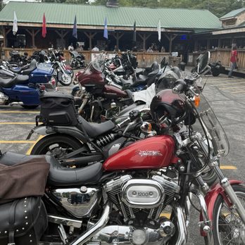 Bentley's Saloon - Plenty of bikes at this biker bar on a Saturday afternoon - American Near Me - Arundel, Maine Bentley's Saloon - Plenty of bikes at this biker bar on a Saturday afternoon - American Near Me - Arundel, Maine
