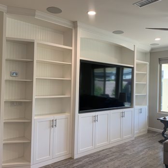 Cabinets by Precision Works - Media Center - View B - Cabinetry Near Me - Indio, California Cabinets by Precision Works - Media Center - View B - Cabinetry Near Me - Indio, California