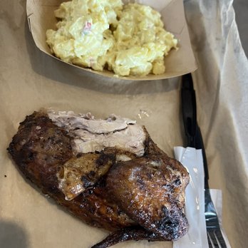 Roar - 1/2 chicken and potato salad from Joey Corrells American Street Food - Food Court Near Me - Winston-Salem, North Carolina Roar - 1/2 chicken and potato salad from Joey Corrells American Street Food - Food Court Near Me - Winston-Salem, North Carolina