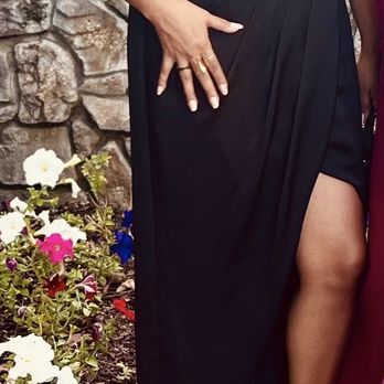 Linda's Tailoring - This dress was super long and was hemmed. The slit was also altered and came out great! - Sewing & Alterations Near Me - Whittier, California Linda's Tailoring - This dress was super long and was hemmed. The slit was also altered and came out great! - Sewing & Alterations Near Me - Whittier, California