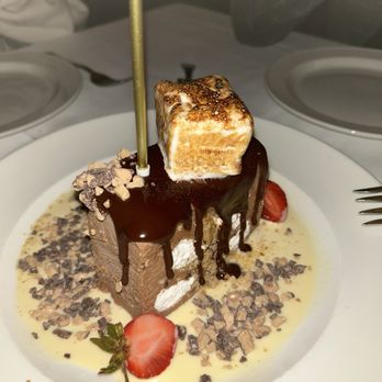 Pappas Bros. Steakhouse - Milk Chocolate Mousse & Toasted Marshmallow - Steakhouses Near Me - Dallas, Texas