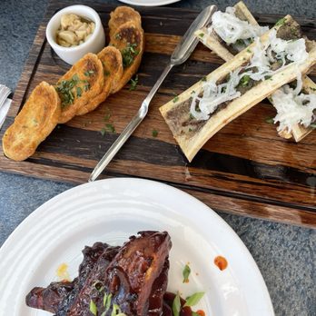 Las Brisas - Bone marrow toast BBQ PORK SPARERIBS - Mexican Near Me - Laguna Beach, California